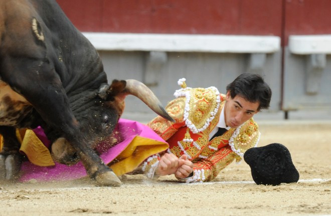Three Bullfighters Gored At San Isidro Fair In Madrid - May 21, 2014