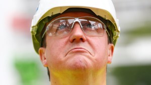 Prime Minister David Cameron Visits A Construction Site
