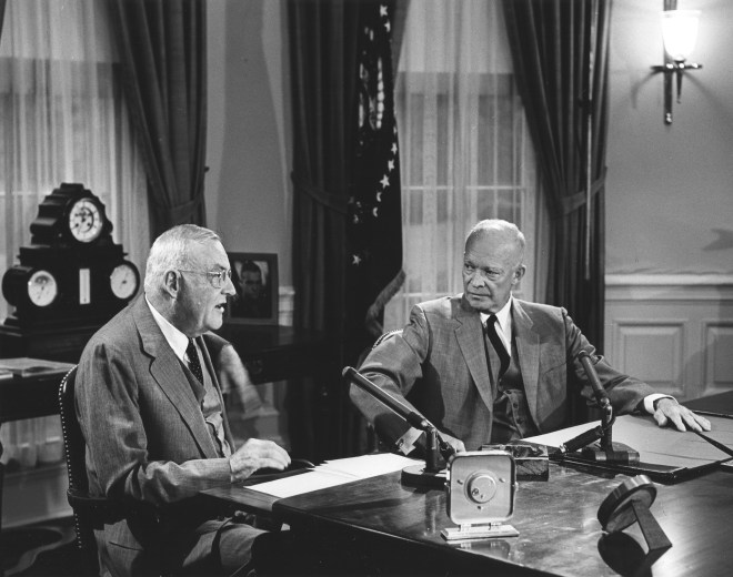 Ike & Dulles From The White House
