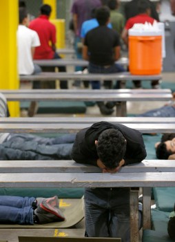 Familes and Children Held In U.S. Customs and Border Protection Processing Facility