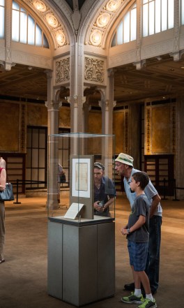 New York Public Library Displays Copy Of The Declaration Of Independence