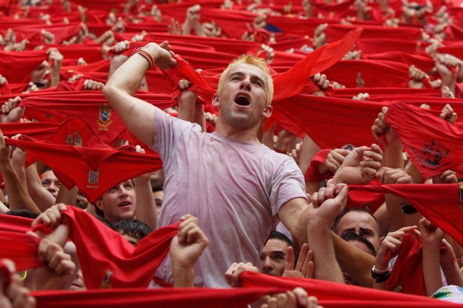 Pamplona Running Of The Bulls