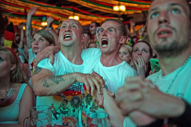 Germany Fans Watch 2014 FIFA World Cup Final