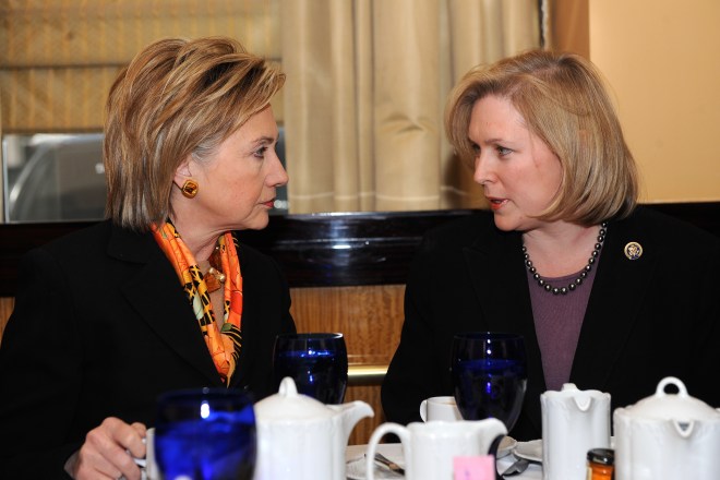 Secretary of State Hillary Clinton has lunch wtih her replac