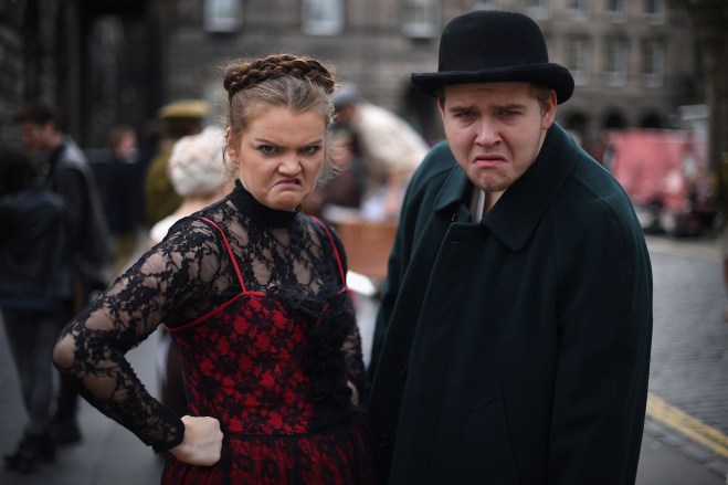 Edinburgh Festival Celebrated On The Royal Mile