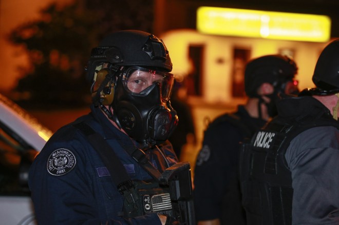 Protest over death of black teen Michael Brown in Ferguson