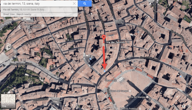 VFYW - Siena - Location on map