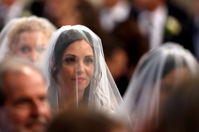 Pope Francis Celebrates Weddings During Sunday Mass