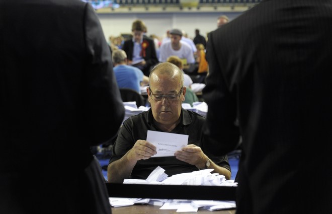 BRITAIN-SCOTLAND-INDEPENDENCE-VOTE