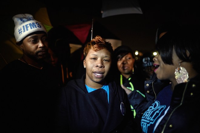 Mother of Michael Brown Addresses Protesters